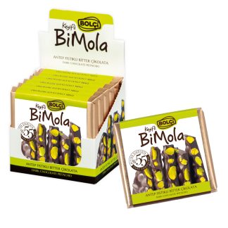 BiMola Bitter Antep Fıstık Tablet Çikolata 70g