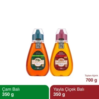Balparmak 2'li Çıtkapak Fırsat Paketi (Çam Balı 350 g ve Yayla Balı 350 g)