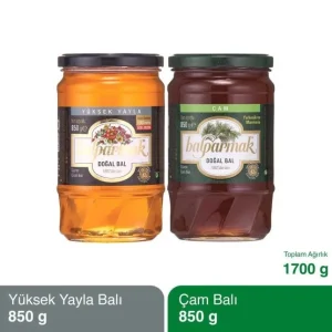 Balparmak 2'li Fırsat Paketi (Çam Balı 850 g ve Yüksek Yayla Çiçek Balı 850 g)