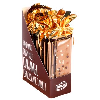 Pirinç Patlaklı Karamel Tablet Çikolata 60g