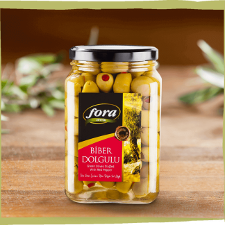 Fora Zeytin biber dolgulu 900 g