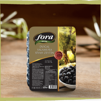 Fora Zeytin dogal salamura siyah zeytin 500g