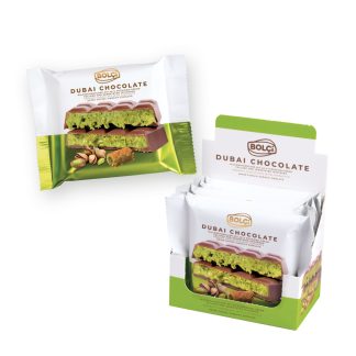 Dubai Çikolatası Fıstıklı Kadayıf Dolgulu Sütlü Çikolata 100 G Flowpack