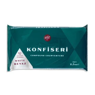 Beyaz Konfiseri 2,5kg Glutensiz
