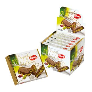 Beyoğlu Çikolatası Sütlü Fıstıklı Tablet 90g