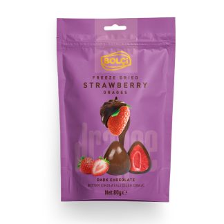 Bitter Çikolatalı Çilek Draje 80g