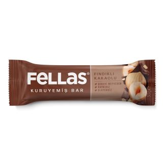 Fellas Fındıklı Kakaolu Kuruyemiş Bar 30g x12 Adet