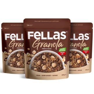 Fellas Granola - Fındık & Kakao 200g - 3lü Paket