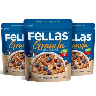 Fellas Granola - Yaban Mersini & Kuruyemiş 200g - 3lü Paket