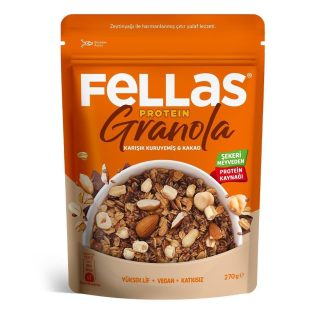 Fellas Protein Granola - Karışık Kuruyemiş & Kakao 270g