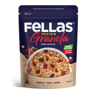 Fellas Protein Granola - Kırmızı Meyveler 270g