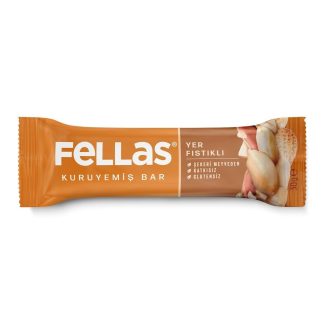 Fellas Yer Fıstıklı Kuruyemiş Bar 30g x12 Adet