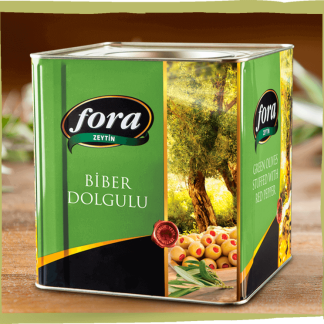 Yeşil Zeytin Biber Dolgulu 8 kg