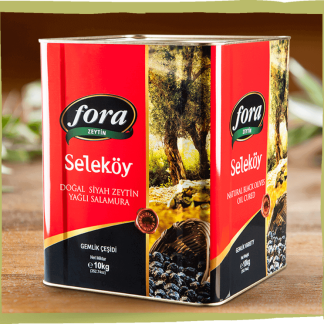 Selekoy Doğal Siyah Zeytin 10 kg