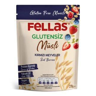 Glutensiz Müsli - Kırmızı Meyveli 270g