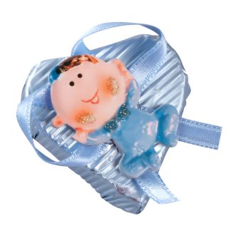 Dekorlu Kalp Bebekli Spesiyal