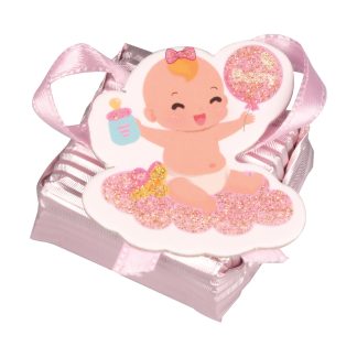 Dekorlu Kare Bebek Stickerlı Spesiyal