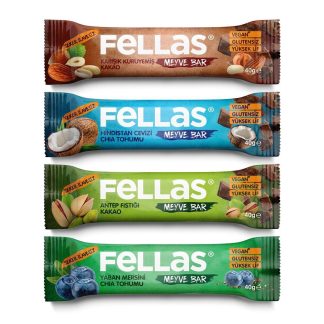 Meyve Bar Karma Kutu 40g x 12 Adet (4 Çeşit)