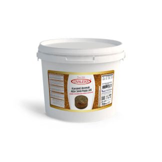 Karamel Aromalı Altın Simli Pasta Jeli