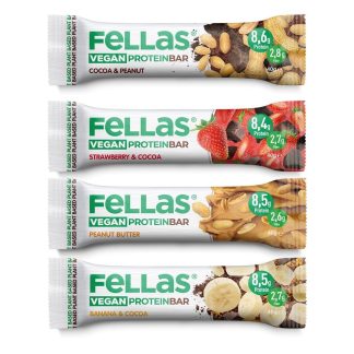 Vegan Protein Bar 40g Karma Kutu 12 Adet (4 Çeşit)