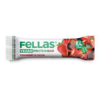 Vegan Protein Bar - Çilekli ve Kakaolu 40g x 12 Adet