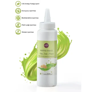 Waffle Krep Pankek Tatlı Dondurma Pasta Antep Fıstıklı Sos 330g Glutensiz