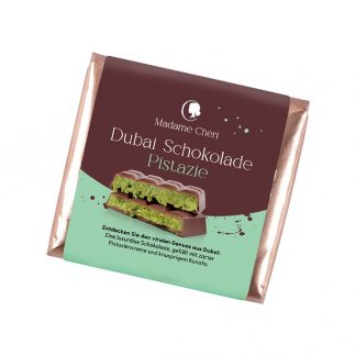 Madame Cheri Dubai Çik. Sütlü Fıstıklı Kadayıf Dolgulu Tablet Çik.100g